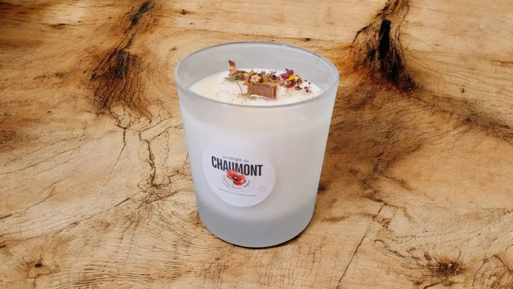 Bougie - Givré 300ml - Coquelicot